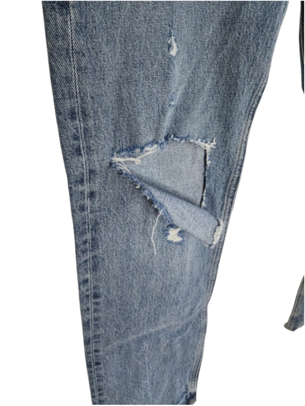 AGOLDE 90’s Pinch Organic Cotton Distressed Straight Leg Jeans 27 - Picture 4 of 9
